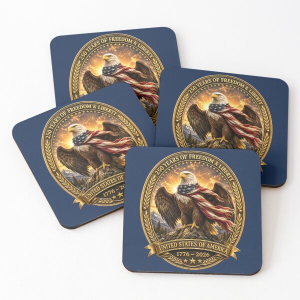 Item preview, American Eagle 250 años de libertad designed and sold by FREENATION2026.