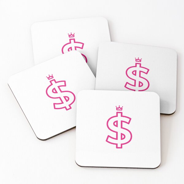 Item preview, Pink Dollar Sign Crown Icon designed and sold by tabe9001234.