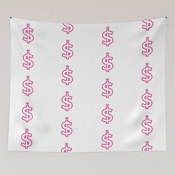 Item preview, Pink Dollar Sign Crown Icon designed and sold by tabe9001234.