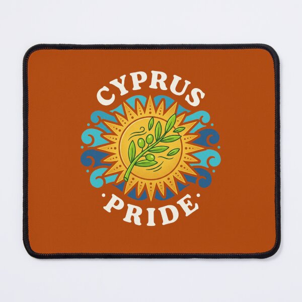 Item preview, Retro Flat Cyprus Day Pride Olive Branch designed and sold by DuckOddity.
