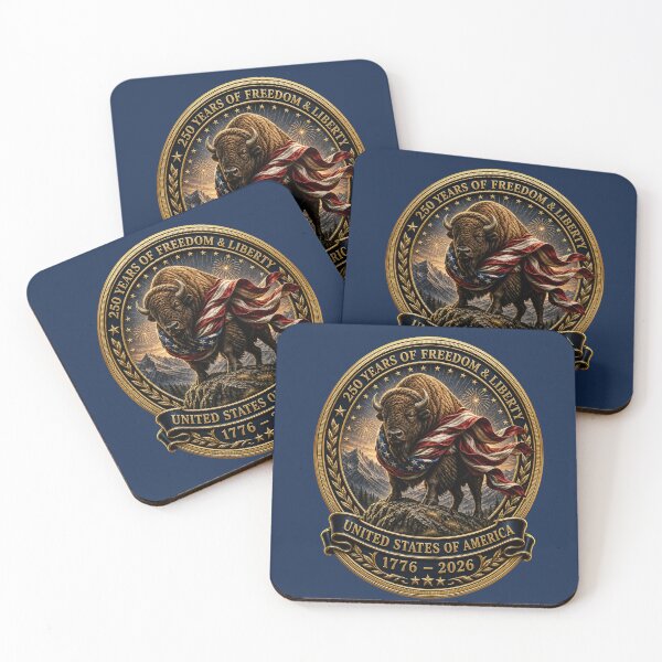 Item preview, American Bison 250 Years of Freedom designed and sold by FREENATION2026.
