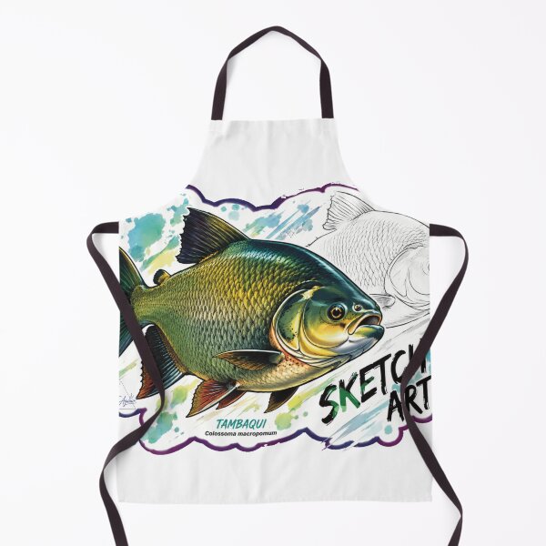 Item preview, Tambaqui Sketch Art – Giant Fish of the Amazon designed and sold by Aquinoxx.