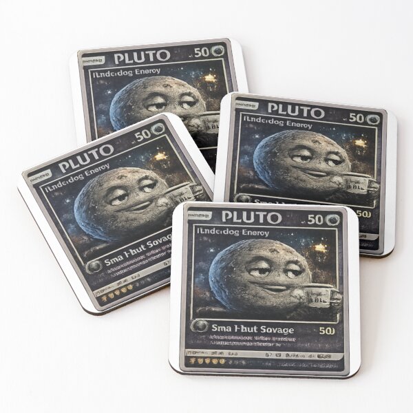 Artikelvorschau, PLUTO SAMMELKARTEN-STIL entworfen und verkauft von PLANET GOSSIP.