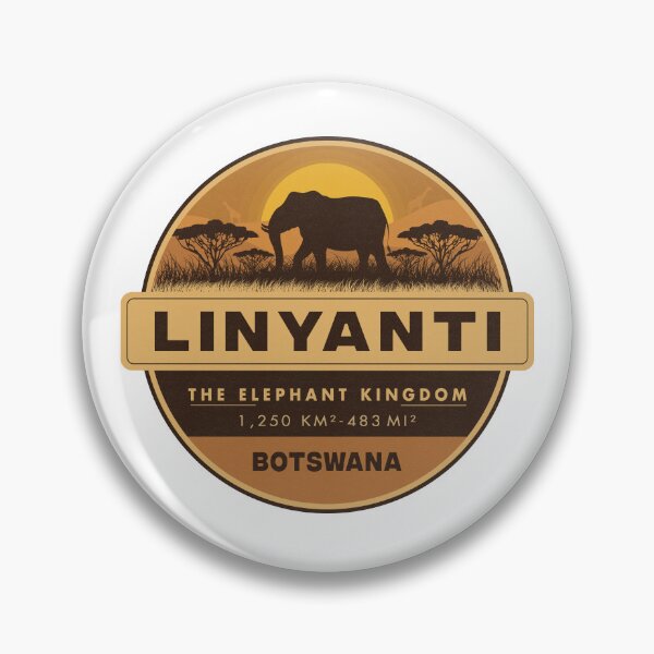 Item preview, Linyanti Botswana Safari Shirt – Elephant Kingdom Wildlife Badge designed and sold by Vale150.