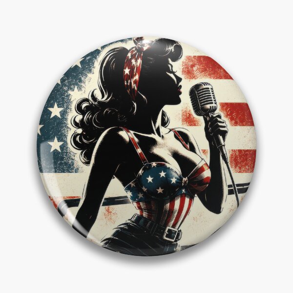 Item preview, Retro American pin-up designed and sold by Andy Gambino Art.