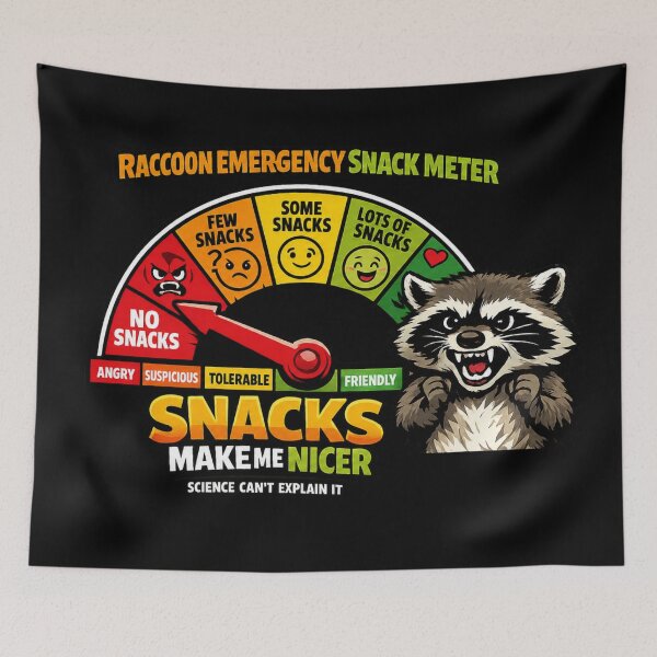 Item preview, Snacks make me nicer meter designed and sold by HiPatti.