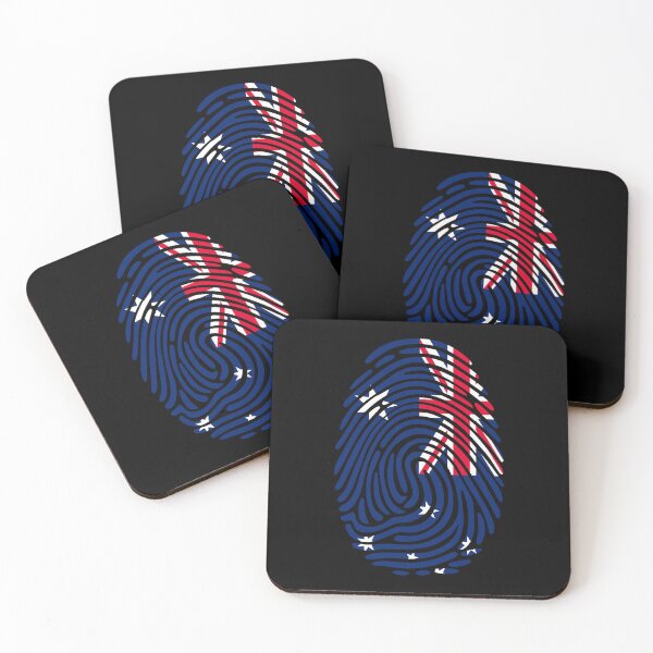 Item preview, Australia Flag Fingerprint Identity | Australian DNA Heritage Graphic designed and sold by NTGUILTY.
