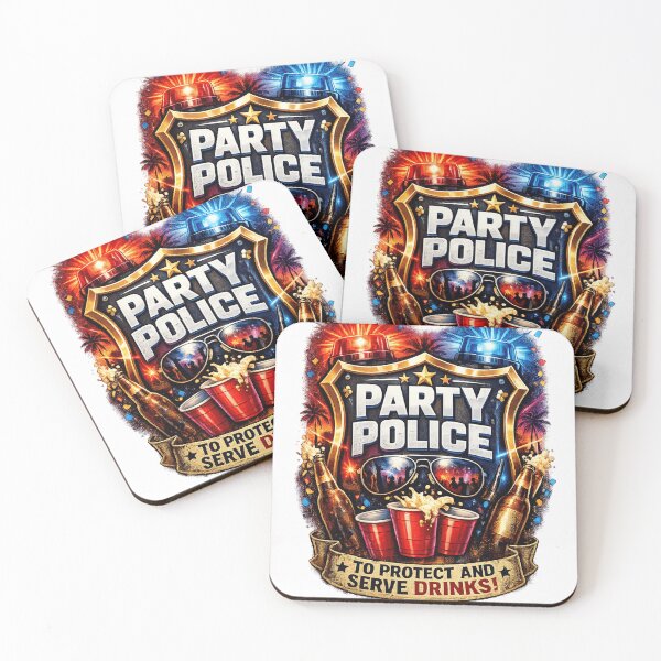 Item preview, Party Police  designed and sold by ttuniques.