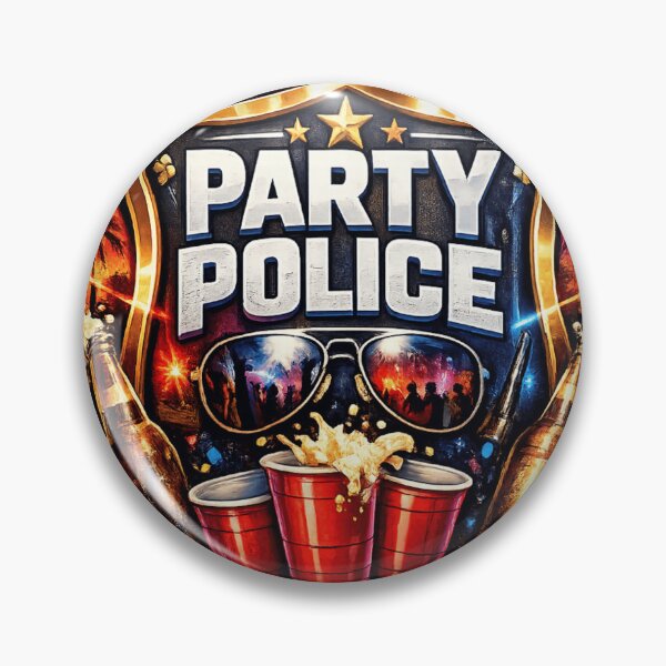 Item preview, Party Police  designed and sold by ttuniques.