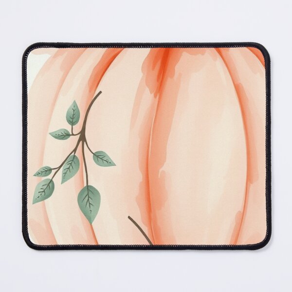 Item preview, Watercolor Peach Pumpkin Autumn Wall Art designed and sold by Vida e Arte.