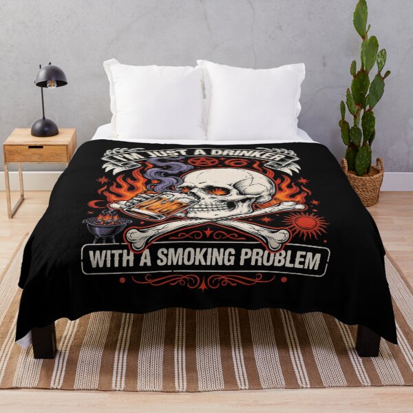Item preview, I'm Just A Drinker With A Smoking Problem designed and sold by Bone & Blade.