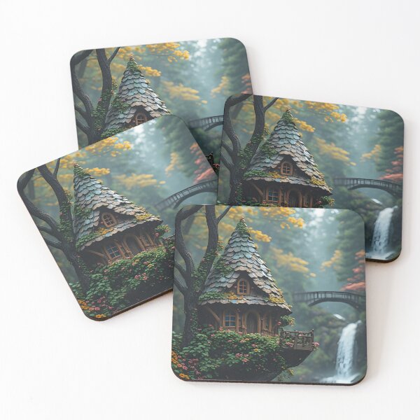 Item preview, Cozy Witch Treehouse Hut designed and sold by Vhelir-Art.
