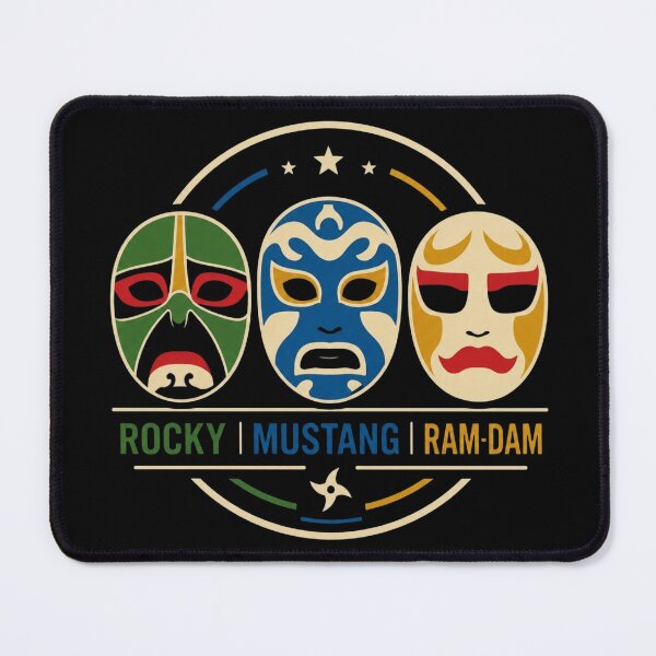 Item preview, Rocky Mustang Ram-Dam Ninja Design Classic Retro version two designed and sold by killem667.
