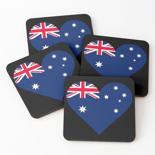 Item preview, Australia Heart Flag Graphic | I Love Australia Patriotic Symbol designed and sold by NTGUILTY.