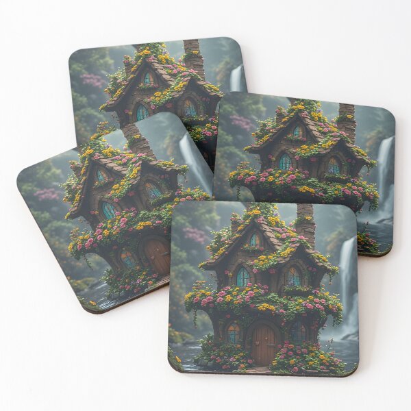 Item preview, Magical Floral Witch House designed and sold by Vhelir-Art.