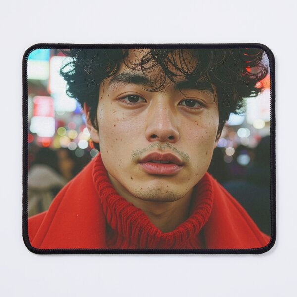 Item preview, Cinematic Asian Man Portrait designed and sold by BetweenForms.