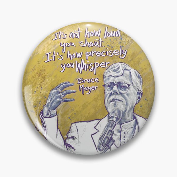 Item preview, Bruce Meyer - poet, author, inspiration designed and sold by LindaLaforgeArt.