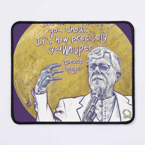 Item preview, Bruce Meyer - poet, author, inspiration designed and sold by LindaLaforgeArt.