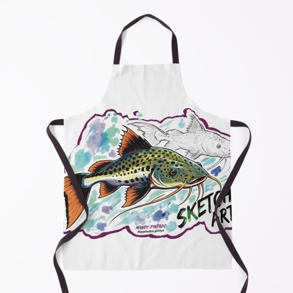 Item preview, Mandi Pintado Sketch Art – Brazilian River Predator designed and sold by Aquinoxx.