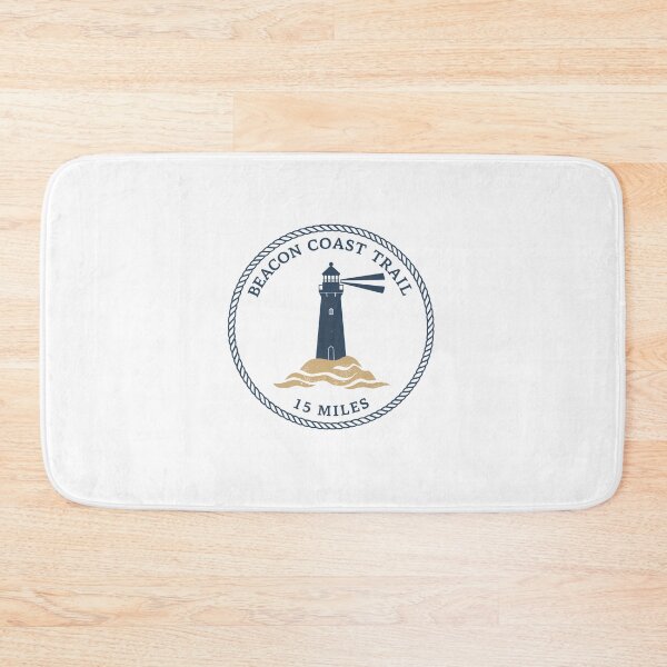Item preview, Beacon Coast Trail 15 Miles Lighthouse Coastal Trail Running Hiking Endurance Finisher designed and sold by Simsimah26Parks.