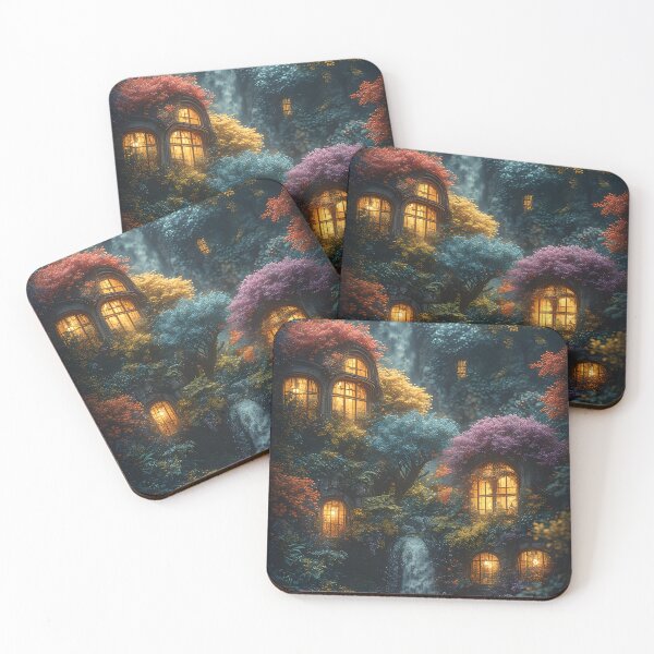 Item preview, Magical Forest Cottages designed and sold by Vhelir-Art.