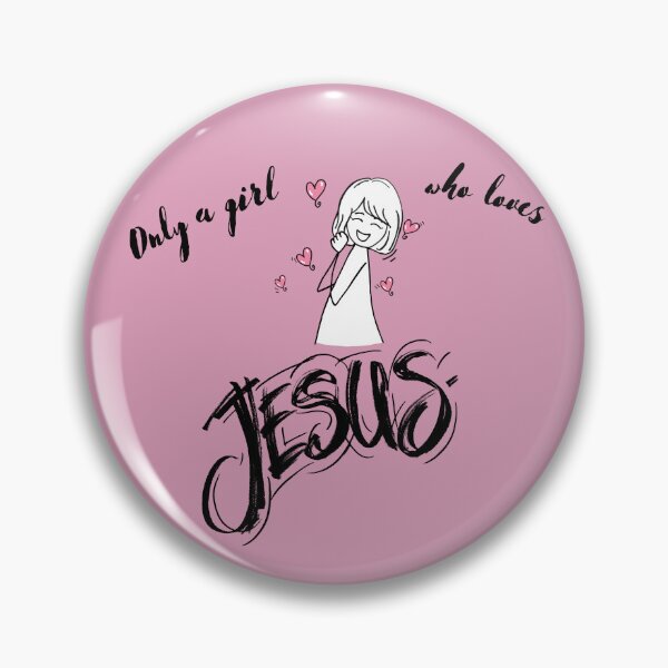 Item preview, Only a Girl Who Loves Jesus designed and sold by MarthaPlace.