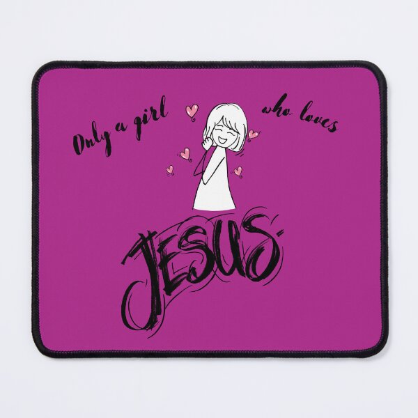 Item preview, Only a Girl Who Loves Jesus designed and sold by MarthaPlace.