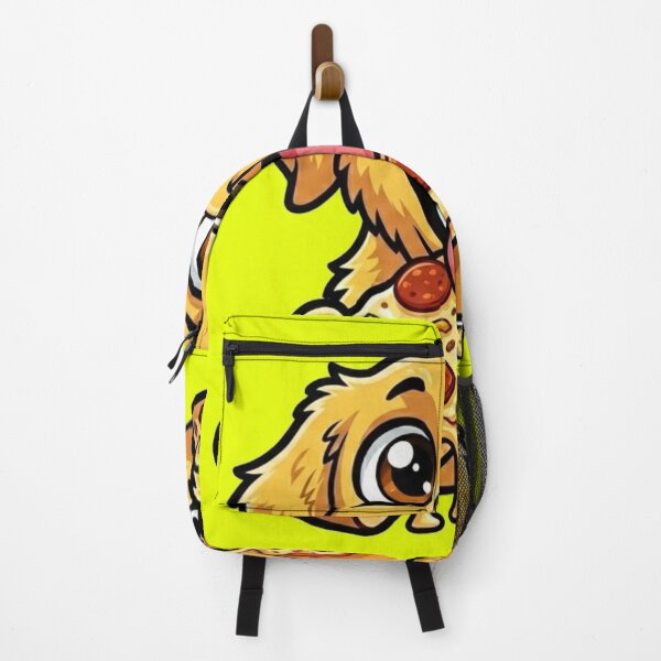 Item preview, Cute Golden Retriever Eating Pizza Cartoon Dog Merch designed and sold by Wild Horizon Studio.