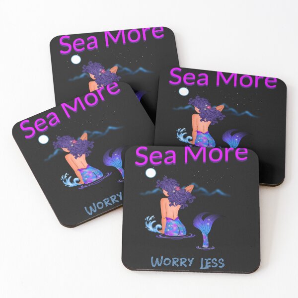 Item preview, Sea More, Worry Less Mermaid designed and sold by TRS26.