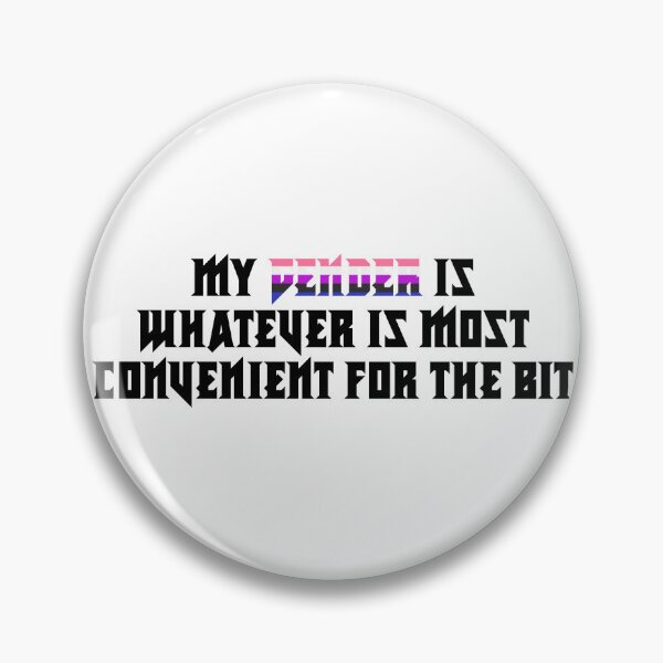 Item preview, Genderfluid Bit designed and sold by cyberbloomshop.