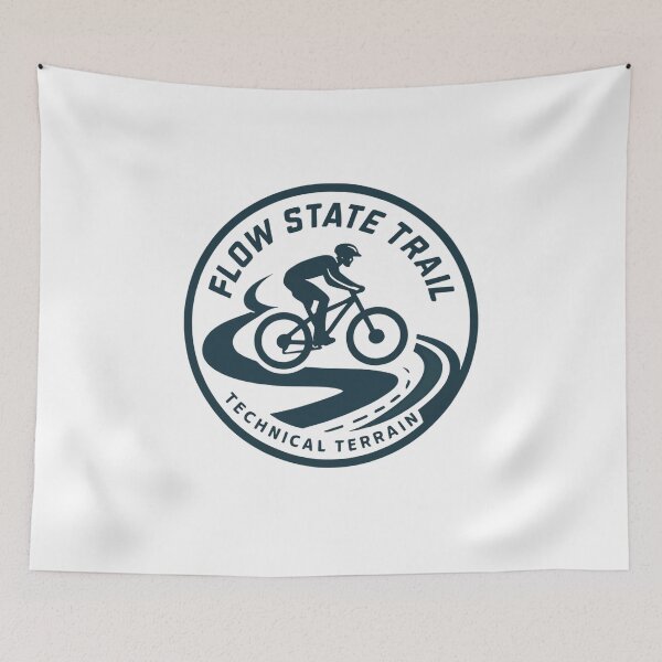 Item preview, Flow State Trail Technical Terrain Mountain Biking Cyclist designed and sold by Simsimah26Parks.