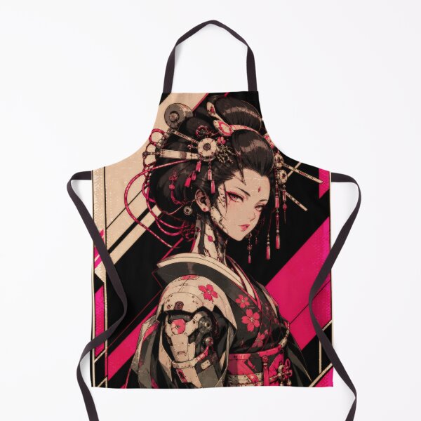 Item preview, Cyberpunk Geisha Girl - Retro Anime Mecha Art designed and sold by leopinto23.