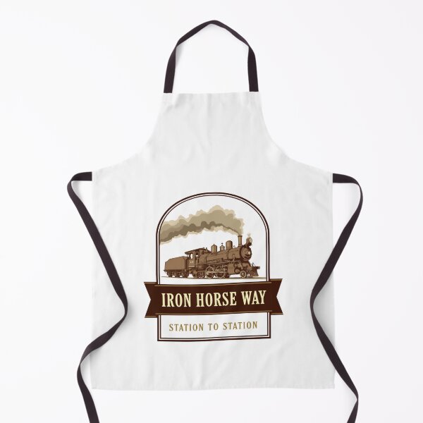 Item preview, Iron Horse Way Station To Station Steam Train Locomotive Railroad Enthusiast designed and sold by Simsimah26Parks.