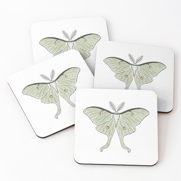 Item preview, Luna Moth Naturalist Specimen Sage Green Wings designed and sold by eignvalue.
