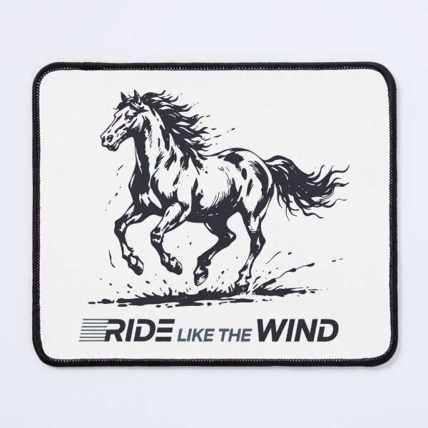 Item preview, Ride Like The Wind Horse Lover Graphic T-Shirt designed and sold by Cool-cat-art.
