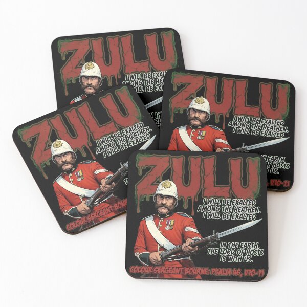 Item preview, Zulu Colour Sergeant Bourne Psalm 46 designed and sold by TshirtsOnline-.
