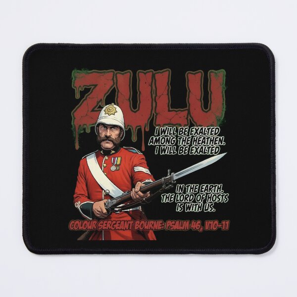 Item preview, Zulu Colour Sergeant Bourne Psalm 46 designed and sold by TshirtsOnline-.