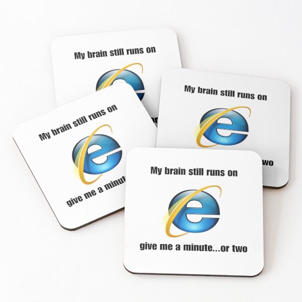 Item preview, My brain runs on internet explorer designed and sold by urturningviolet.