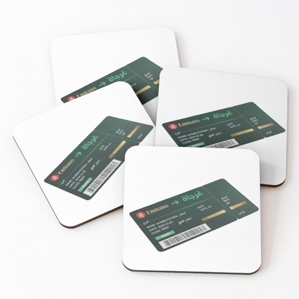 Item preview, Arabic boarding pass fluency language learner travel document art gift designed and sold by language-des.