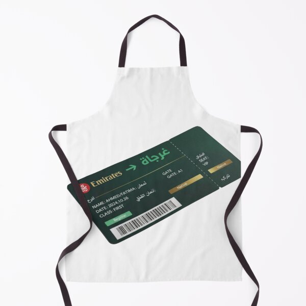 Item preview, Arabic boarding pass fluency language learner travel document art gift designed and sold by language-des.