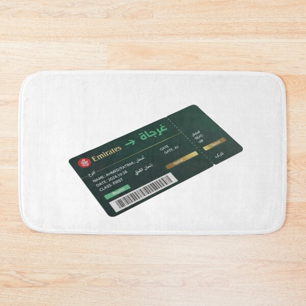 Item preview, Arabic boarding pass fluency language learner travel document art gift designed and sold by language-des.