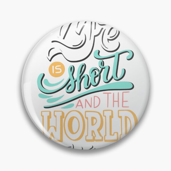 Item preview, The World Is Short and Life Goes On – Arabic Typography Quote designed and sold by ViolaDreams.