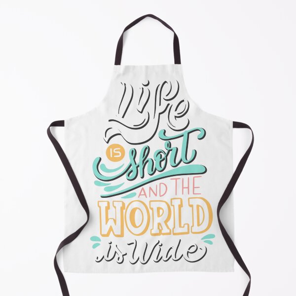 Item preview, The World Is Short and Life Goes On – Arabic Typography Quote designed and sold by ViolaDreams.