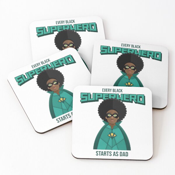 Item preview, Every Black Superhero Starts as Dad Father's Day T-Shirt designed and sold by Mosidrip.