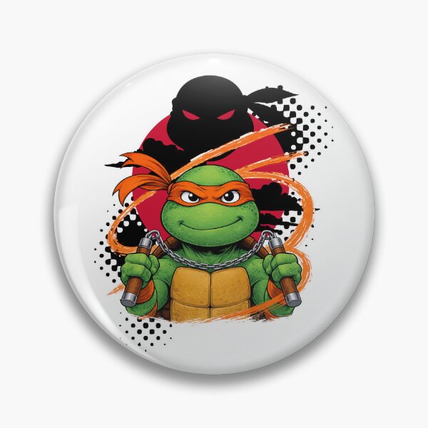 Item preview, Orange Mask Turtle Warrior designed and sold by Danniikitty.