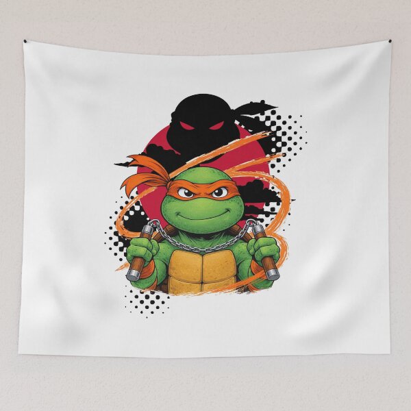 Item preview, Orange Mask Turtle Warrior designed and sold by Danniikitty.