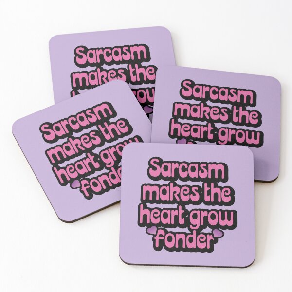 Item preview, Sarcasm Makes the Heart Grow Fonder designed and sold by tigrootiger.