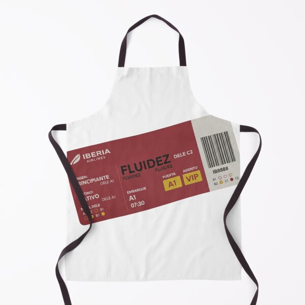 Item preview, Spanish boarding pass fluency DELE language learner travel art gift designed and sold by language-des.