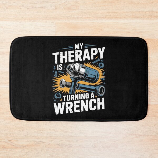 Item preview, My Therapy is Turning a Wrench designed and sold by Yogameditasi.