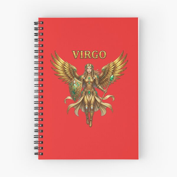 Item preview, Golden Virgo Zodiac Winged Angel Design designed and sold by Utopian-Magic.